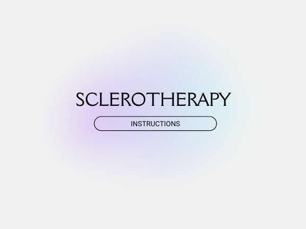 Sclerotherapy: Pre and Post Treatment