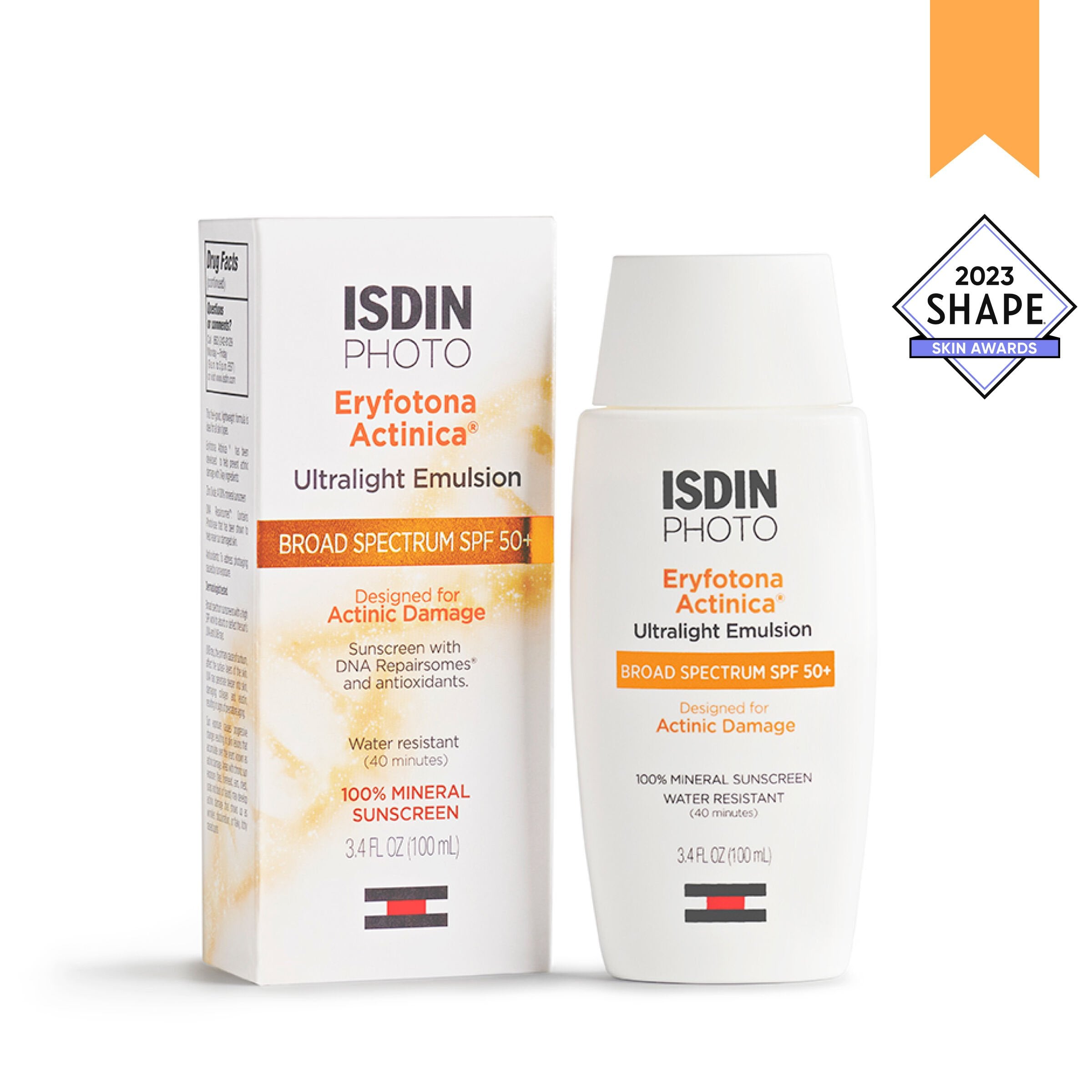 ISDIN Eryfotona Actinica (Non-Tinted) Daily Mineral SPF 50+